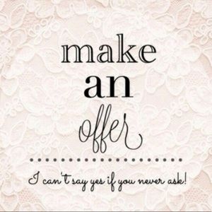 Reasonable offers welcome 😊